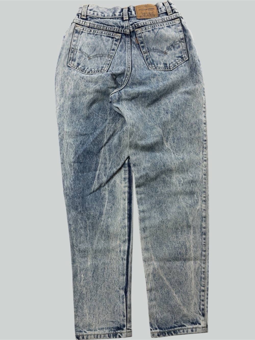 Levi’s USA acid wash mom jeans vintage 80s tapered fit - Picture 4 of 15